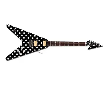 Sandoval Custom Polka Dot Flying V