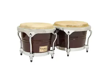 Gon Bops Mariano Bongos With Chrome Hardware 7 and 8.5 in. - What
