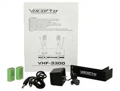 VocoPro VHF-3300 Dual Wireless Handheld Microphone System main image