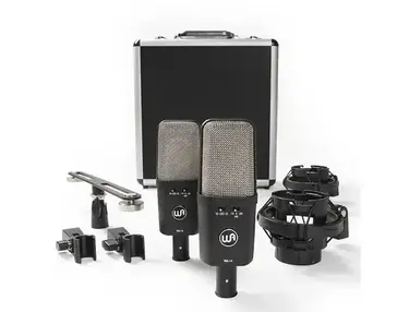 Warm Audio WA-14SP Multipattern Brass Capsule Condenser Microphone Stereo Pair