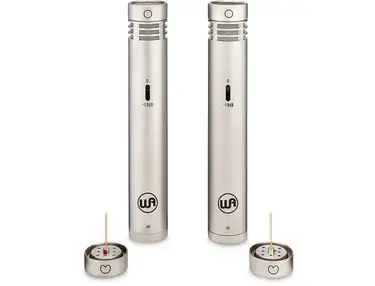 Warm Audio WA-84 Omni Small Diaphragm Cardioid Condenser Microphone Stereo Pair with Omnidirectional Capsules