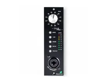 WesAudio DUE-PRE 500 Series Mic / Instrument Preamp Module