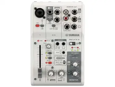 Yamaha AG03 MKII 3 Channel Analog Mixer