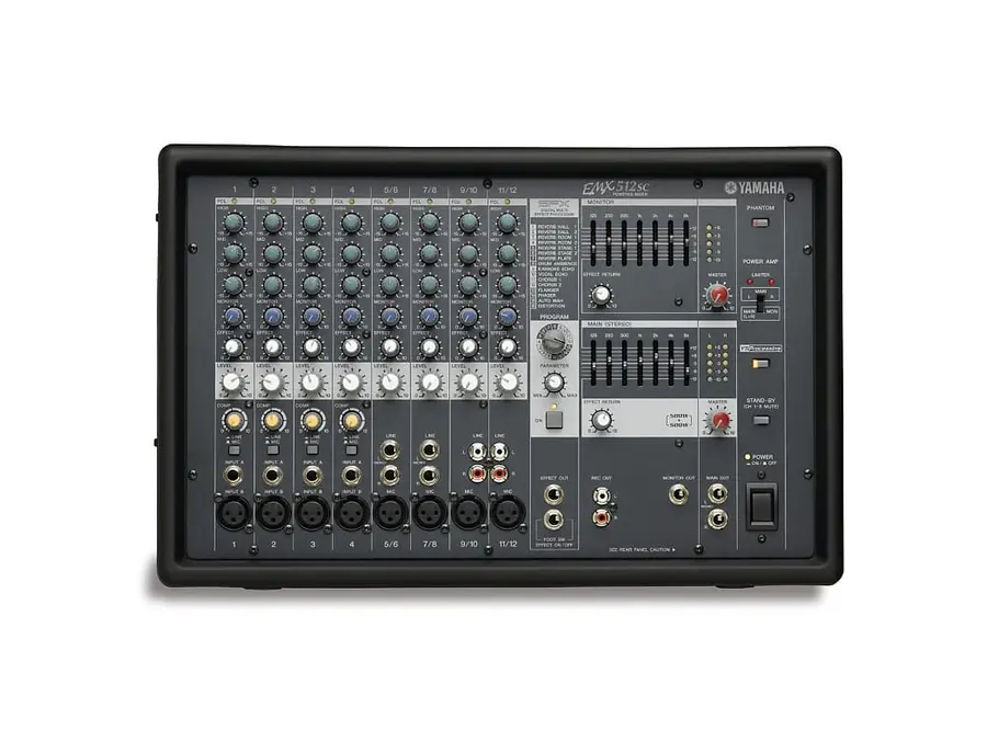 Yamaha EMX512SC 12 Channel 500-Watt Powered Analog Mixer - What To
