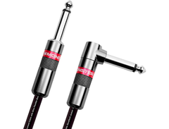 Monster Cable Classic 1/4 Inch Angled to Straight Instrument Cable 21 Foot