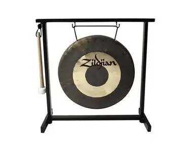 Zildjian 12" Orchestral Hand Hammered Gong Set with Stand and Mallet