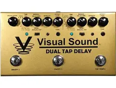 Visual Sound Dual Tap Delay Two-Channel Tap Tempo Delay Pedal Visual Sound Dual Tap Delay Two-Channel Tap Tempo Delay Pedal