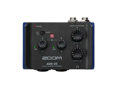 Zoom AMS-24 USB-C Audio Interface for Music and Streaming