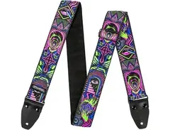 Dunlop I Love Dust Guitar Strap Headspace Green main image