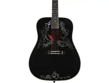 Gibson Custom Kirk Hammett Raven Acoustic-electric Guitar