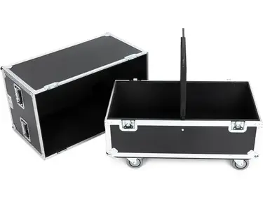 ProX XS-SP2X251715W Universal Dual Speaker Flight Case for 2 QSC KLA12, LA112, EV, and ETX12P Speakers
