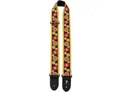 Perri's Jacquard Guitar Strap 60's Flower 2 in. main image