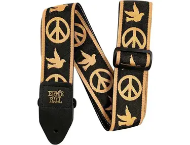 Ernie Ball Jacquard Polypro Guitar Strap Peace Love Dove