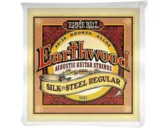 Ernie Ball 2043 Earthwood 80/20 Bronze Silk and Steel Acoustic Guitar Strings main image
