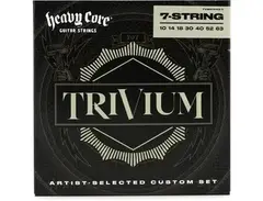 Dunlop TVMN10637 Heavy Core Trivium Electric Guitar Strings - .010-.063, 7-string