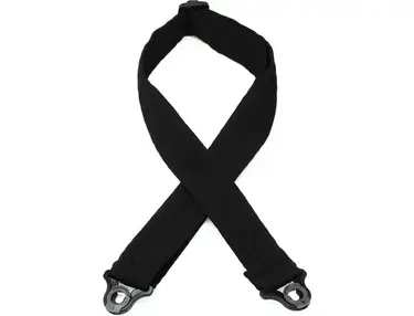 D'Addario 2-inch Nylon Auto Lock Guitar Strap - Padded Black