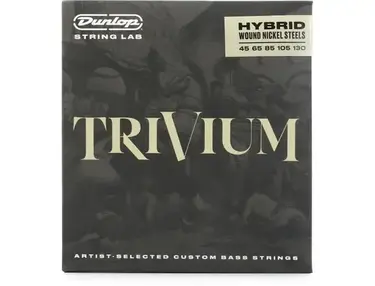Dunlop TVMSB45130 Trivium Hybrid Nickel Wound Bass Strings - .045-.130, 5-string