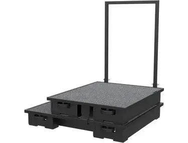 Band-Stor BS352 Conductor's Double Podium with Rail