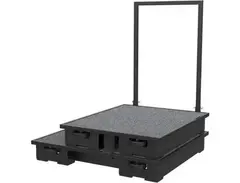 Band-Stor BS352 Conductor's Double Podium with Rail main image