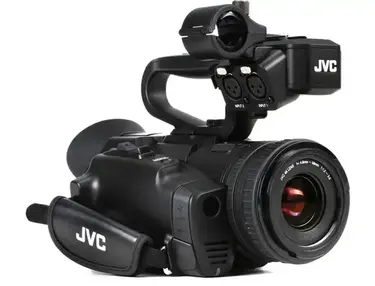 JVC GY-HM170U 4KCAM Handheld Camcorder with KA-HU1 Handle
