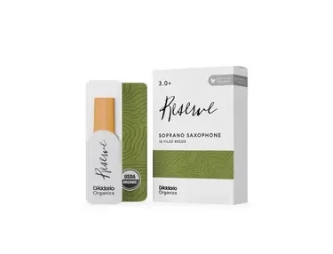 D'Addario Organics Reserve Soprano Saxophone Reeds - 3.5 (10-pack)
