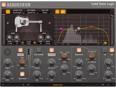 Solid State Logic Acoustifier Modeling Plug-in