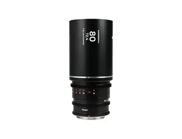 Venus Optics Laowa Nanomorph 80mm T2.4 1.5x S35 Anamorphic Lens (Sony E, Silver Flare)