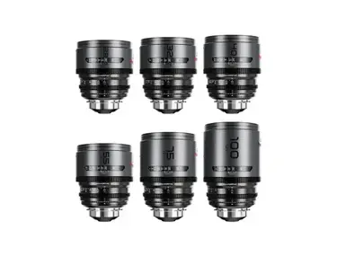 DZOFilm PAVO 2x Anamorphic 6-Lens Set (Neutral Coating, PL/EF Mount, Feet)