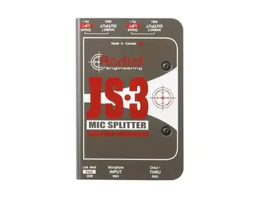 Radial Engineering JS3 Passive 3-way Microphone Splitter