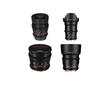 Rokinon 24, 35, 50, 85mm T1.5 Cine DS Lens Bundle for Canon EF Mount