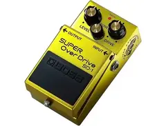 BOSS SD-1-B50A Super Overdrive 50th Anniversary Effects Pedal Yellow