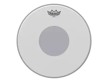 Remo Controlled Sound Coated Drum Head With Reverse Black Dot
