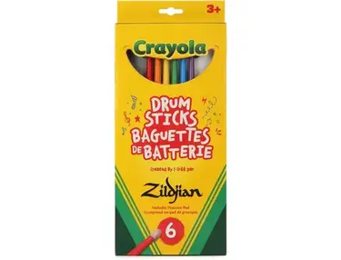 Zildjian x Crayola Kids Drumsticks Set - Multicolored