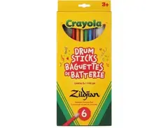 Zildjian x Crayola Kids Drumsticks Set - Multicolored