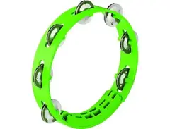 Nino Percussion Nino Compact ABS Tambourine - 8 inches, Grass Green main image