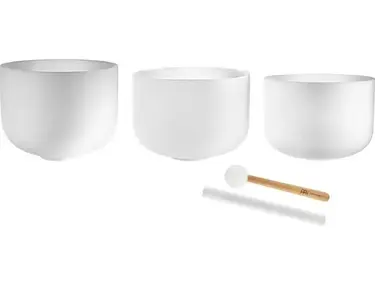 Meinl Sonic Energy 3-piece Crystal Singing Bowl Set