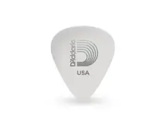 D'addario Classic Celluloid 0.70mm Pick, White main image