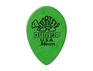 Dunlop Tortex Small Teardrop Guitar Picks 0.88mm