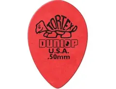 Dunlop 423R050 Tortex Small Teardrop Guitar Picks 0.50mm