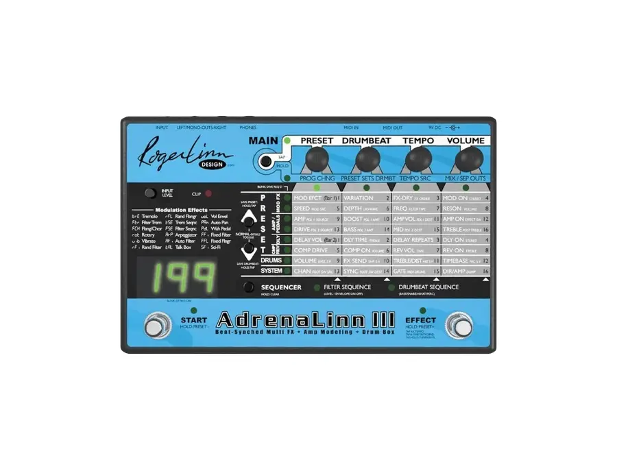 Roger Linn Design AdrenaLinn III Guitar Effects Processor - What Roger Linn Design AdrenaLinn III Guitar Effects Processor - What