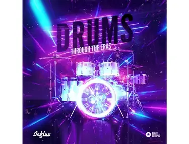 Black Octopus Drums Through The Eras by Influx Studios