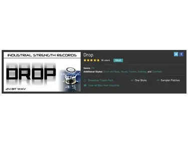 Industrial Strength's "Drop" Effects Plug-in