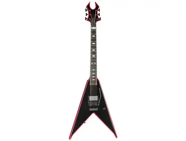 B.C. Rich JRV Icon Electric Guitar Black Red Ebony Fretboard