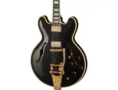 Gibson Custom Keith Richards 1960 ES-355 Electric Guitar - Ebony, Murphy Lab Aged