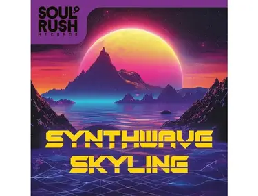 Soul Rush Records Synthwave Skyline