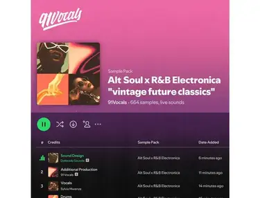 91Vocals Alt Soul x R&B Electronica