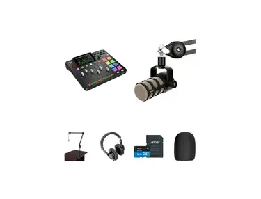 Røde RODE RODECaster Pro II Podcasting Kit with PodMic, Broadcast Arm, and Headphones