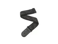 D'addario Nylon Woven Guitar Strap Black/Gray Tattoo 50F078