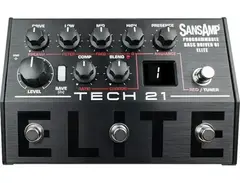 Tech 21 SansAmp Programmable Bass Driver ELITE Preamp Pedal