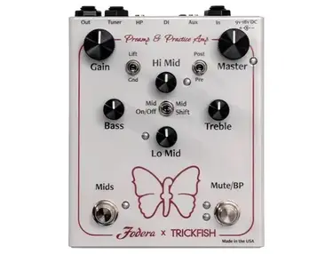 Fodera x Trickfish Preamp & Practice Amp Bass Pedal
